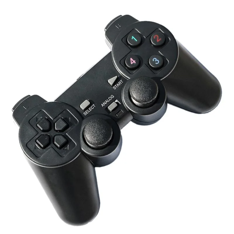 

USB Wireless Double Handle Game Controller Joystick Vibration Gamepad for PC