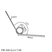 finewe 2 0mm wire torsion spring stainless steel and spring steel material