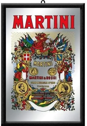 

Crysss Martini & Rossi 8x13 Inch Metal Sign Retro Wall Decor, Can Be A Gift