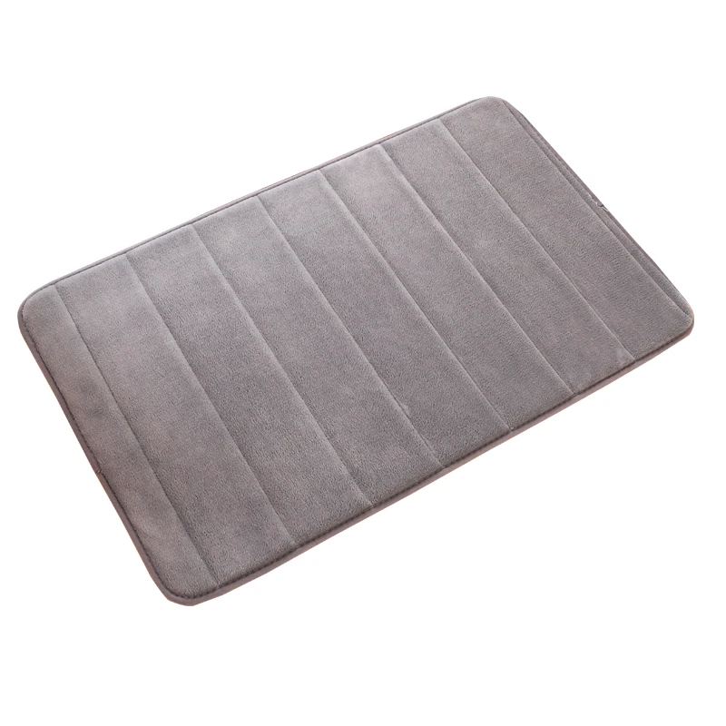Впитывающий Коврик для ног однотонный Поролоновый коврик спальни не скользит |