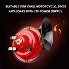 Звуковой сигнал Snail Air Horn 12 В 300d для супер-грузовика, мотоцикла, поезда, двигателя, аксессуары, громкий сигнал, автомобильный звуковой сигнал, колонка для Suv, лодки K1b5