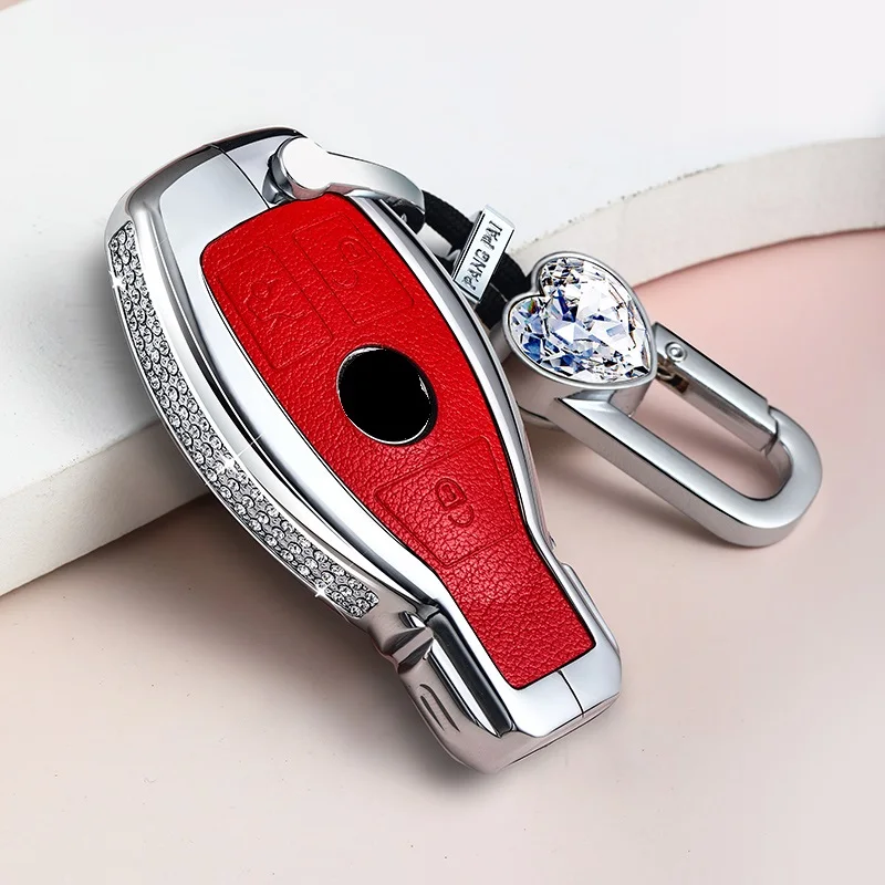 

Luxury Diamond Car Remote Key Case key Cover For Mercedes Benz W210 W211 W212 W251 W463 C180 E200 GLK300 CLK CLS CLA