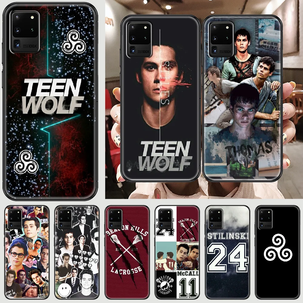 Чехол Teen wolf для телефона Samsung Galaxy Note 4 8 9 10 20 S8 S9 S10 S10E S20 Plus UITRA Ультрачерный