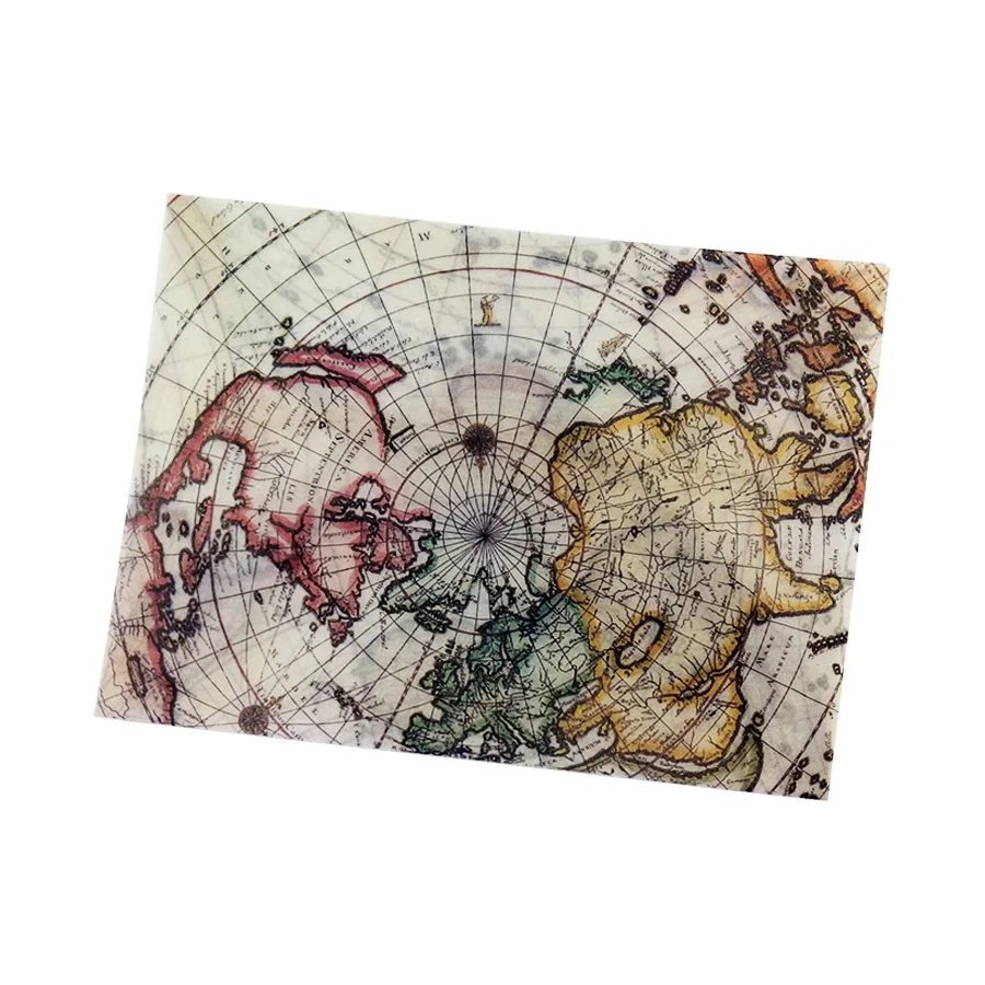 World 5 шт./упак. Винтаж серной кислоты Бумага прозрачный конверт письмо, офисные школьные канцелярские принадлежности - Цвет: World