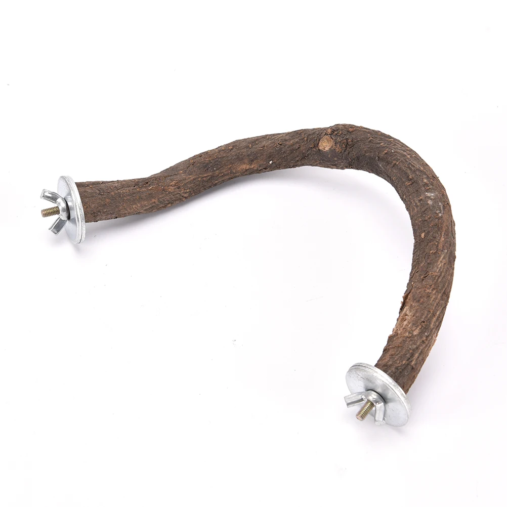 1 шт. деревянная вилка Parrot Raw для домашних животных ветка дерева стойка попугаев