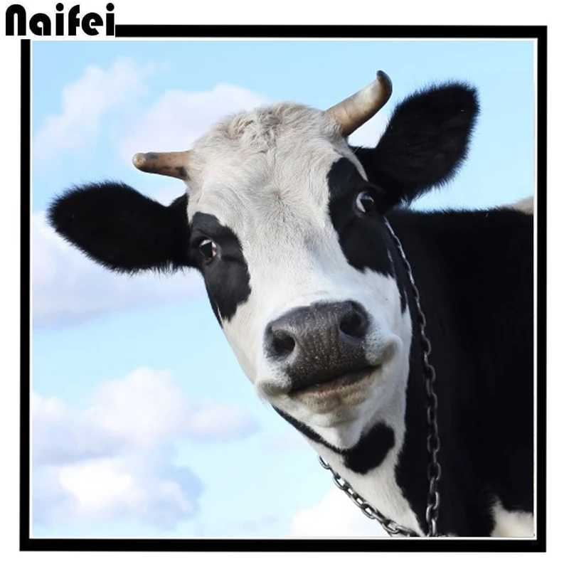 Новый 5d diy алмазная живопись имитация окраски коровы Вышивка крестом площадь