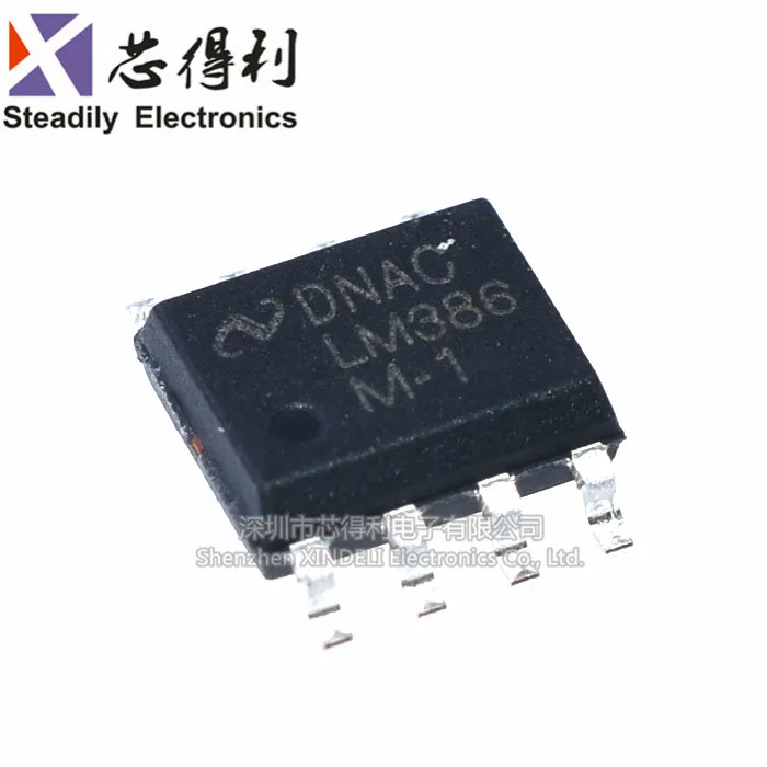 10 шт./Лот Новый LM386 LM386M-1 SOP8 усилитель звука | Электронные компоненты и