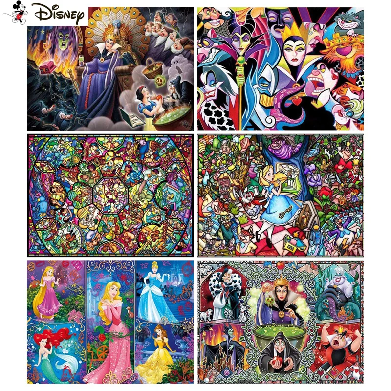 

Алмазная живопись Disney, картина «сделай сам» из квадратных/круглых страз, «мультяшный персонаж», вышивка крестиком, стразы, Декор