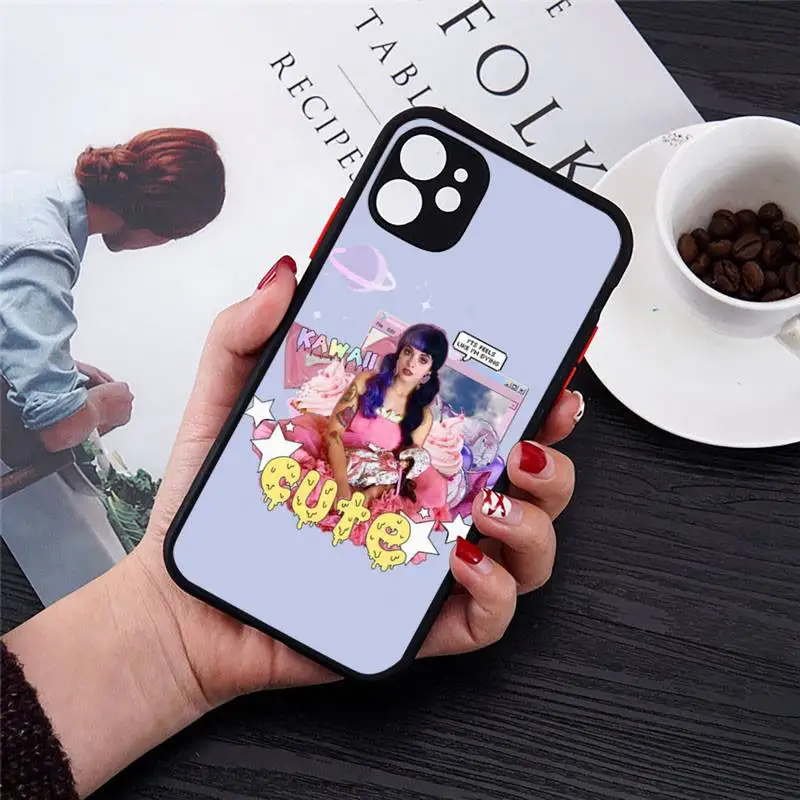 

melanie martinez famous singer Phone Case matte transparent For iphone 7 8 11 12 plus mini x xs xr pro max cover