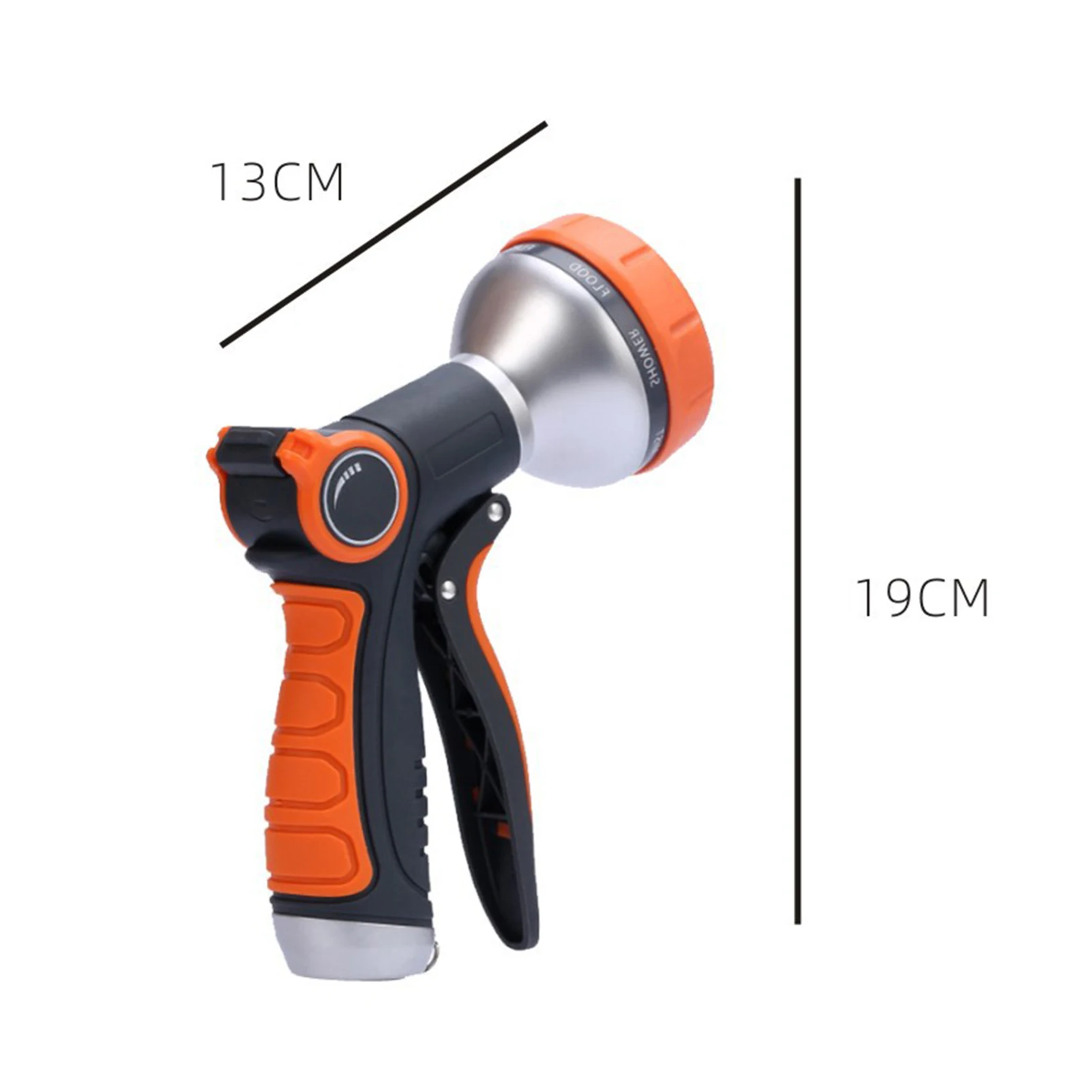 

Garden Hose Flexible Retractable 8 Modes Sprinkler Head Water Pipe Household Water The Flowers And Wash The Car
