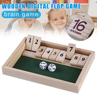 wooden math toys digital magic puzzle kids educational toys two player game lbv