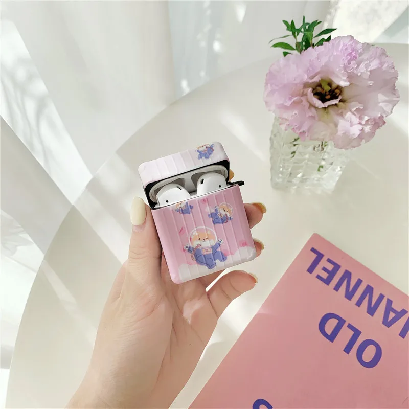 Милый чехол для багажа с рисунком корги Apple Airpods Pro s силиконовый наушников Air pod 1 2 3