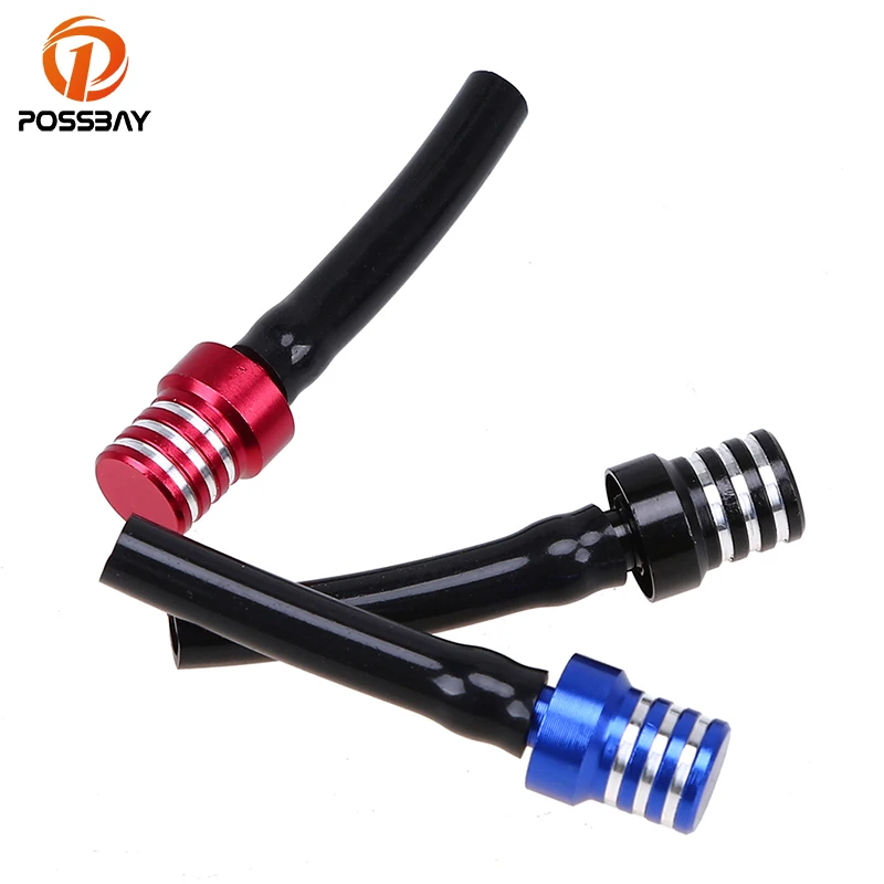 POSSBAY 3Colors Motorcycle Gas Fuel Petrol Tank Caps for Dirt Bike Cafe Racer 2 Way Valve Vent Breathers Pipe Hose Tube | Автомобили и
