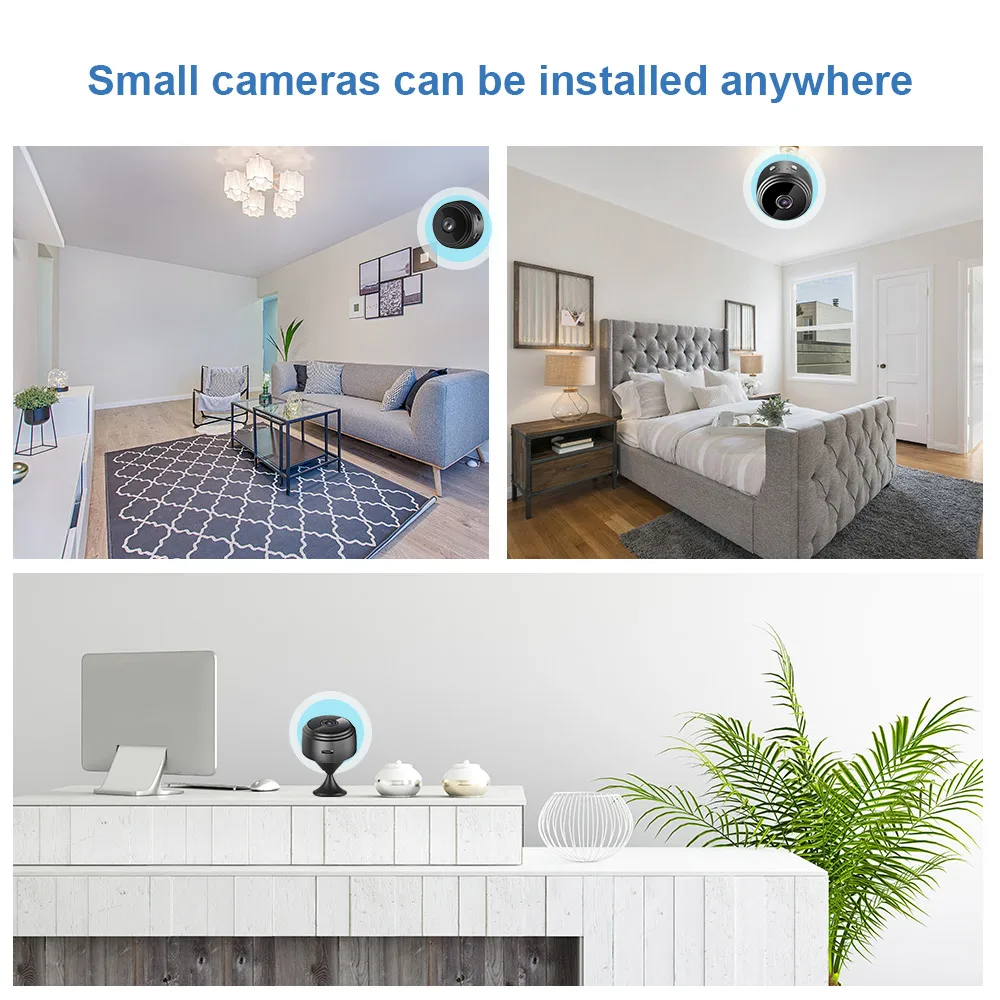 LS VISION Мини камера беспроводная Wifi IP домашняя охранная система DVR ночного видения удаленная камера движения видеокамеры.