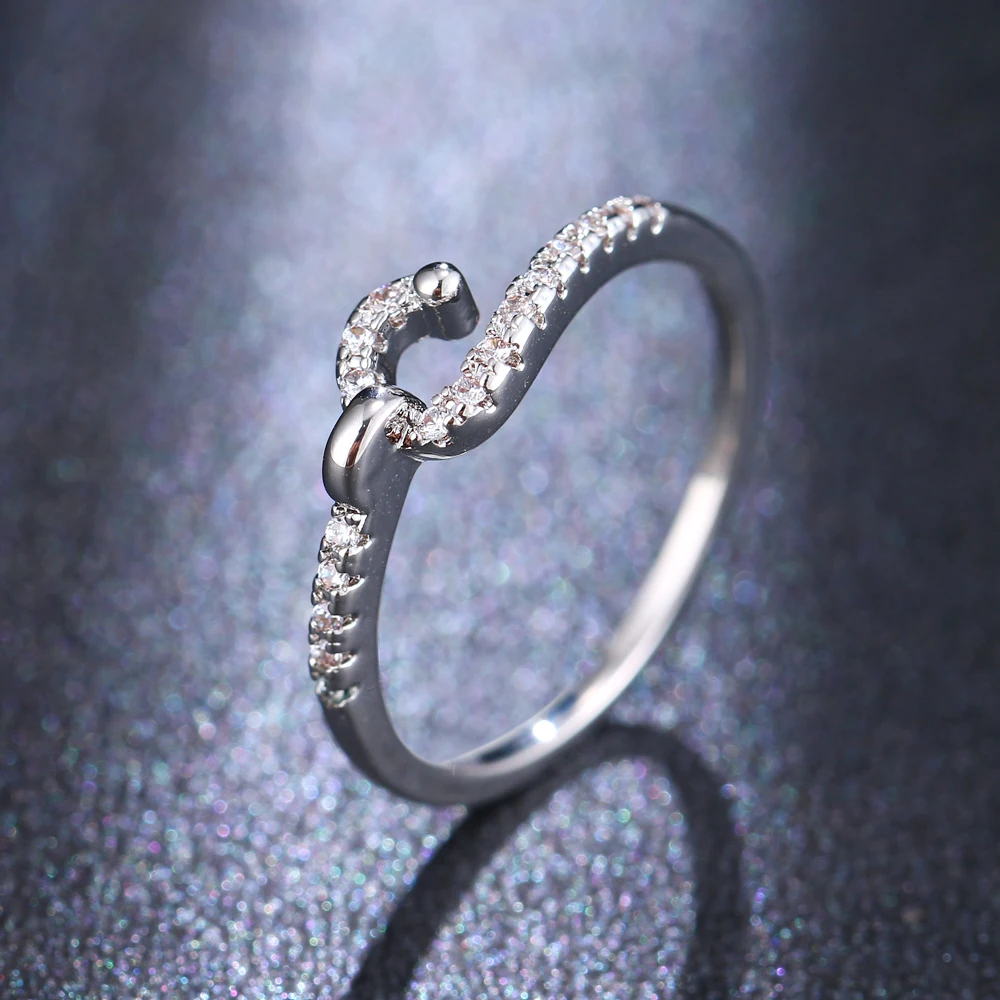 

Bettyue Luxury New Design Hook Appearance Promise Bridal Wedding Fashion Female Finger Ring Jewelry Drop Shipping Wholesale