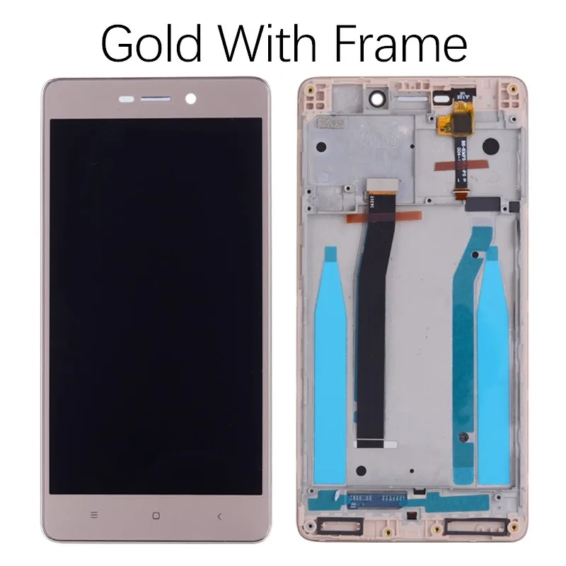 ЖК-дисплей с рамкой для Redmi 3 3X3 S 3 Pro 3S Pro 3S Prime, Замена ЖК-дисплея+ сенсорная панель, дигитайзер в сборе
