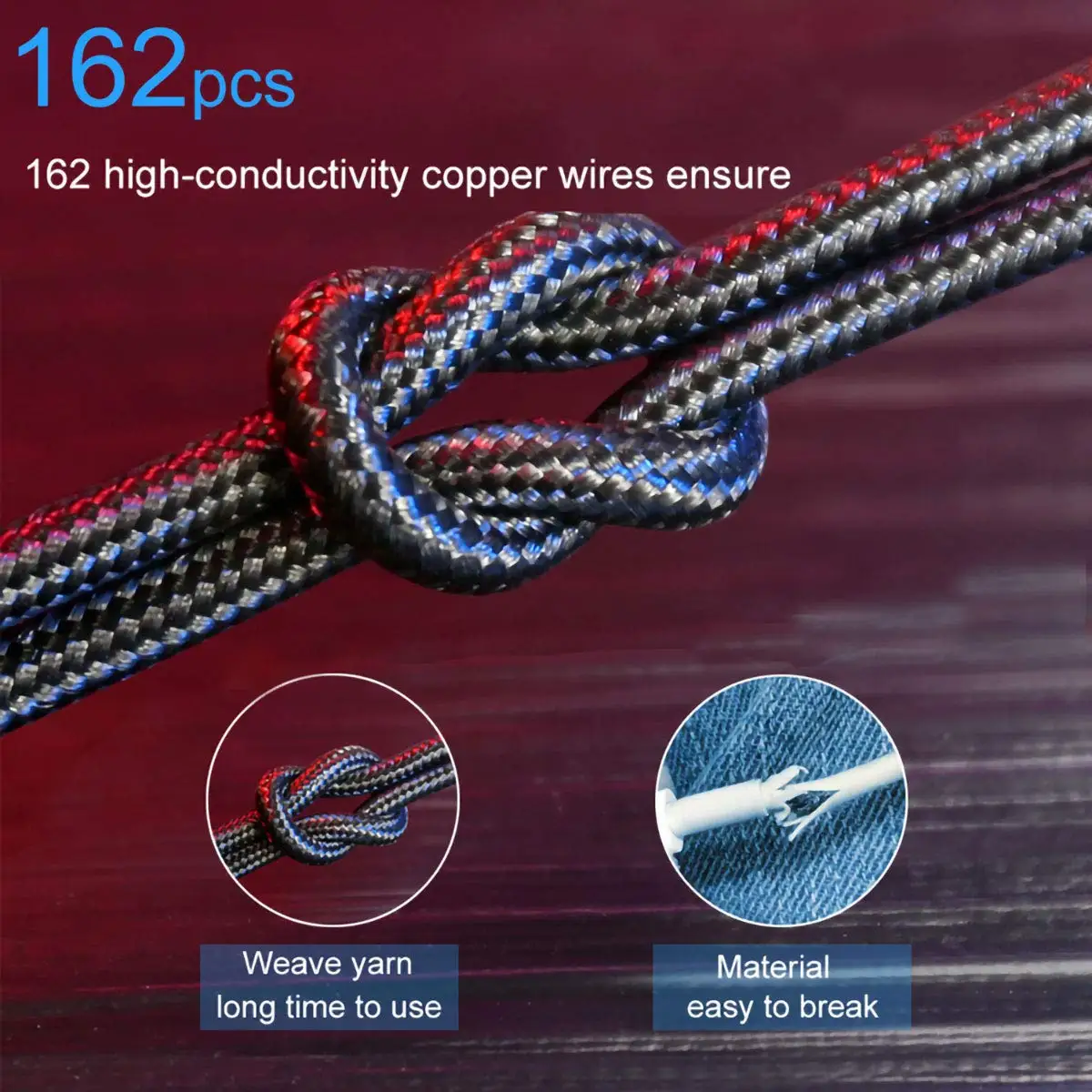 Магнитный кабель для быстрой зарядки и синхронизации данных телефонов iPhone Galaxy