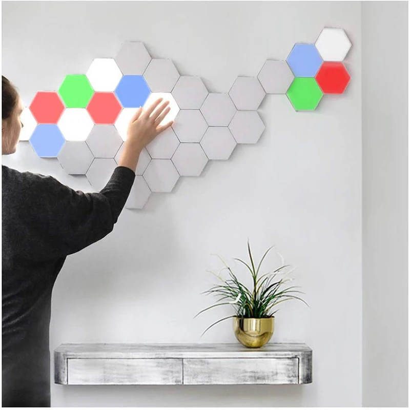 Настенный сенсорный выключатель для ЕС и США креативный сотовый чувствительный