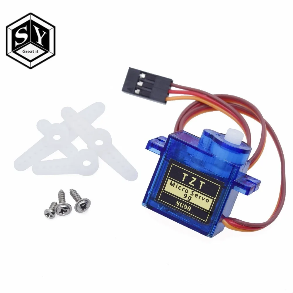 Great IT умная электроника Rc Мини Микро 9g 1,6 кг сервопривод SG90 Для RC 250 450 Вертолет самолет автомобиль Лодка SG90 Bracke