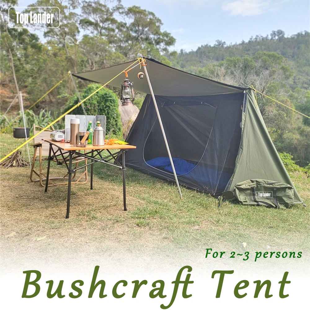 

Шатер бушкрафт в стиле пекаря, палатки для отдыха на природе, лесная палатка, непромокаемые палатки для 2 человек, палатки для кемпинга