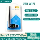 GTMEDIA 2,4 ГГц USB WiFi с антенной работает для V7s HD V7 combo V7 PLUS v8 цифровой спутниковый приемник для HD ТВ декодера, приемника