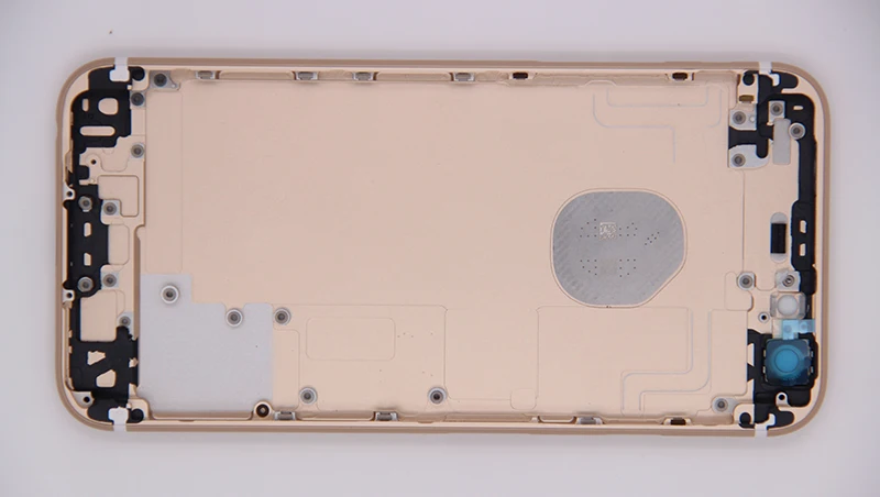 Крышка батарейного отсека для iphone 6 6s Plus задняя дверь корпус средняя Рамка Замена Задняя крышка корпуса для iphone 6 6s Plus с логотипом
