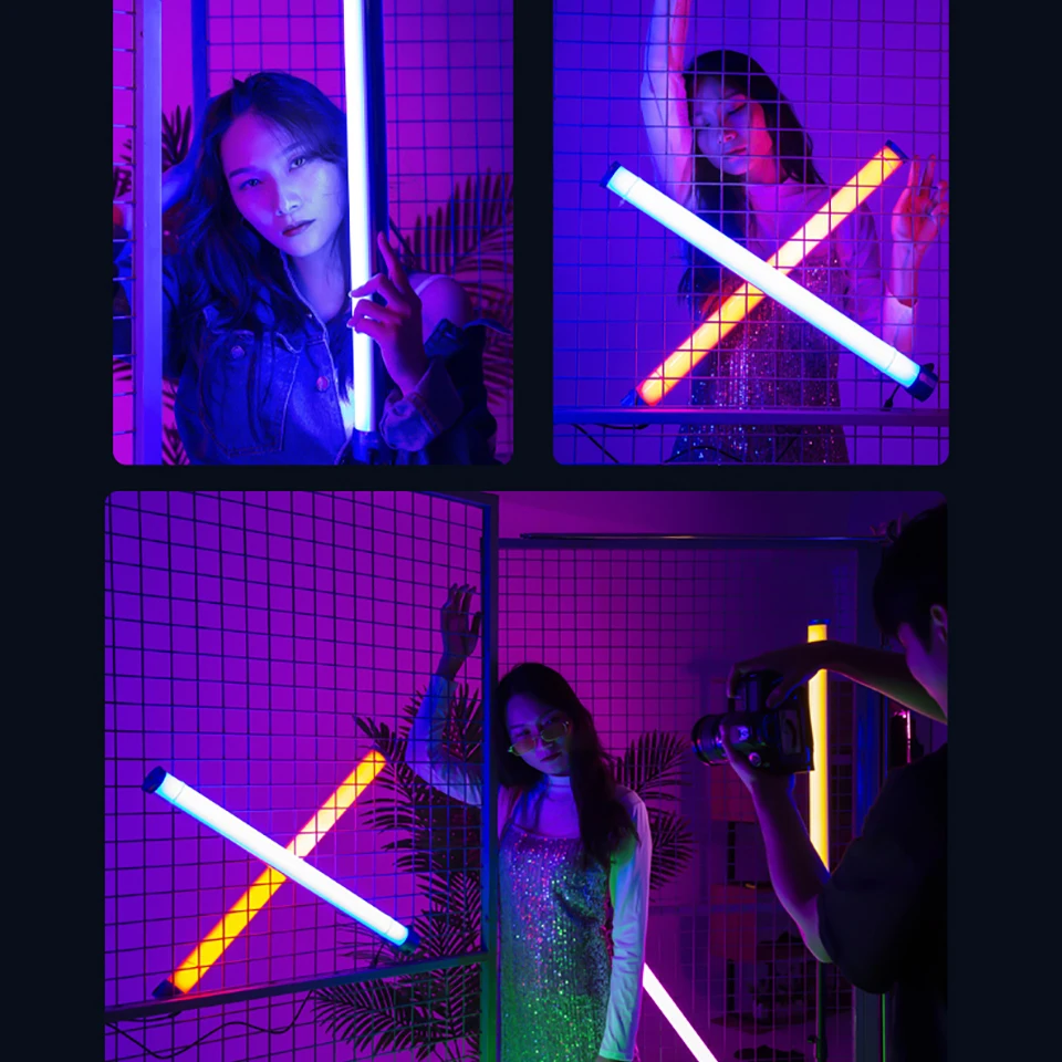 Цветная (RGB) палка ручной фотографии светильник ing палочка вспышка заполняющий с