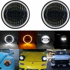 7-дюймовый светодиодный налобный фонарь 7 дюймов, автомобильный налобный фонарь с высокимнизким лучом, лампа двигателя для Jeep wrangler JK TJ CJ VAZ 2121 Lada Niva 4x4, лампа