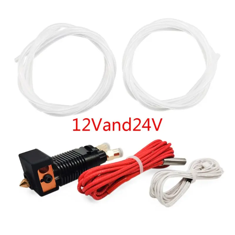 1 комплект 12V/24V 2In1 экструдер 0 4 мм Насадка Hotend для CR10 Эндер 3 3D-принтеры | Компьютеры