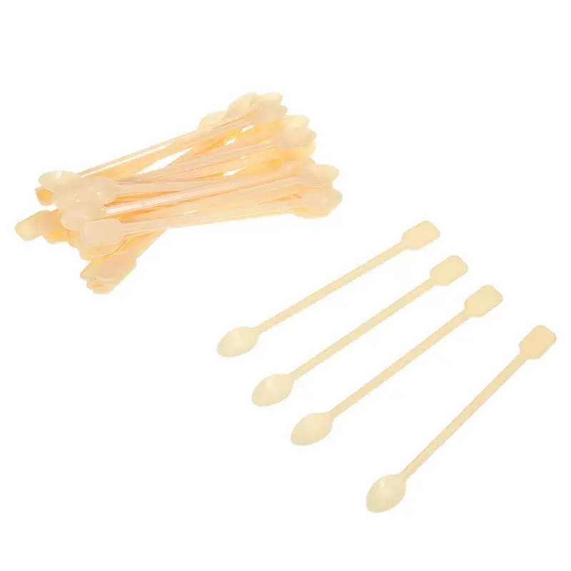 Пластиковые одноразовые кофейные ложки 500 шт. чайные для пищевых продуктов