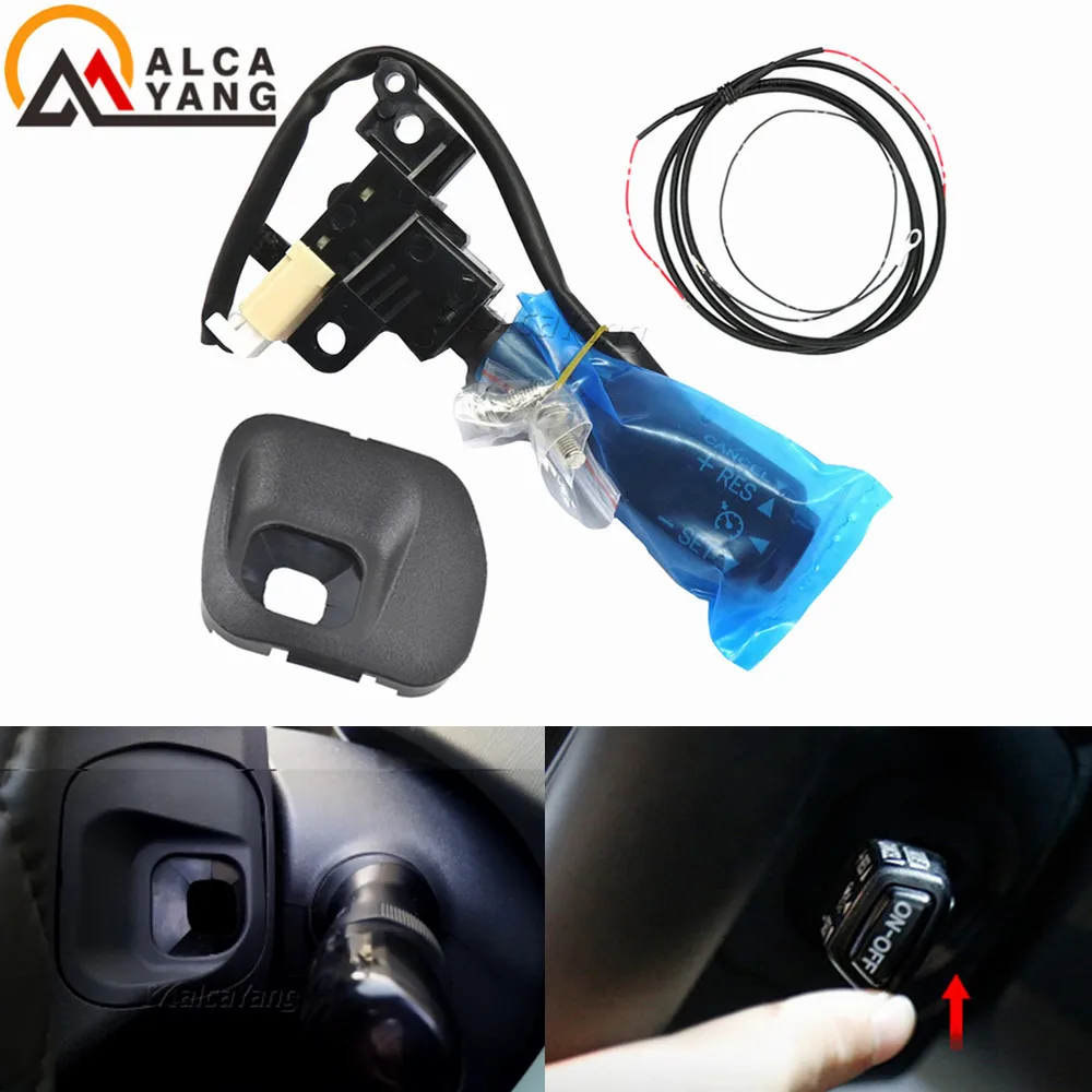 Переключатель круиз контроля на руль 84632 34011 с крышкой 45186 47030 C0 для Toyota PRIUS PLUG IN HYBRID