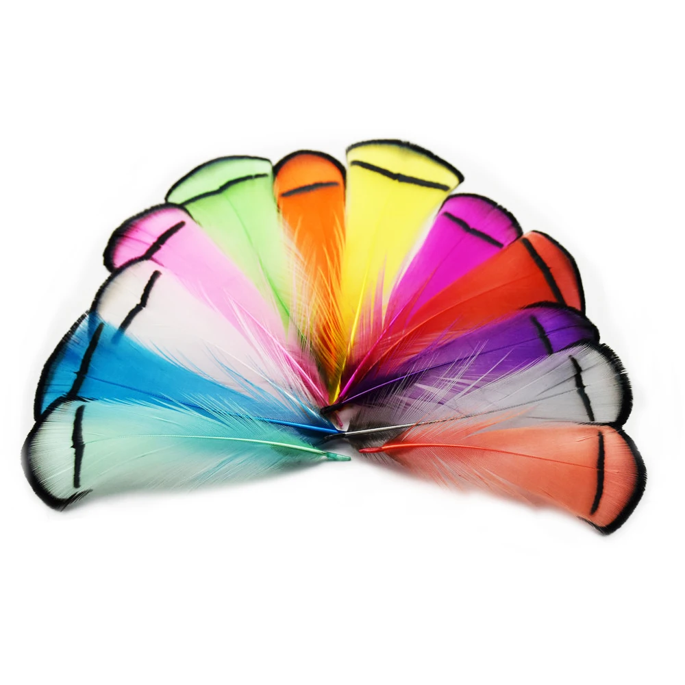 50 шт фазан Плюм крашеные Куриные перья для DIY брошь серьги Свадебные украшения