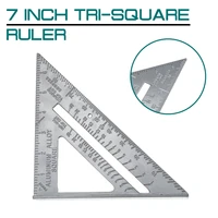 7 triangle ruler aluminum alloy ruler square ruler woodworking measurement tool carpenter square speed layout tool