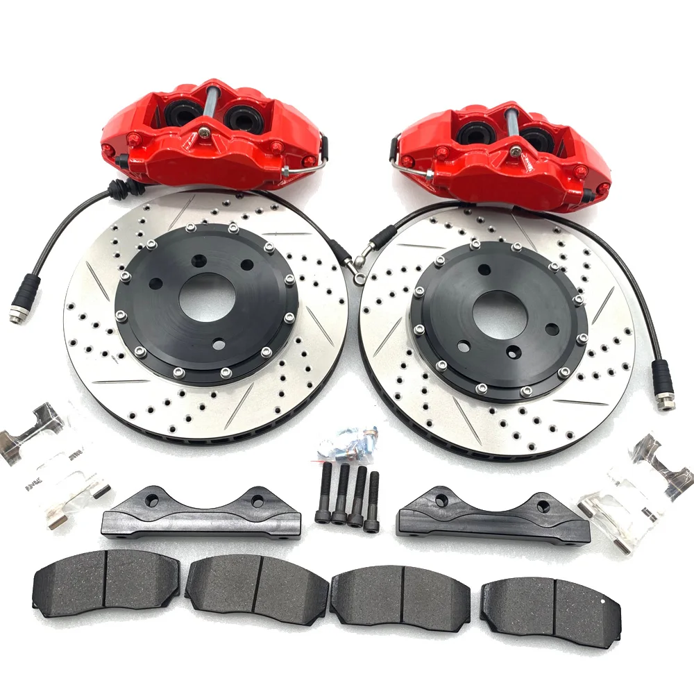 Передний Комплект Jekit 9200-330*28 мм PCD 5*100 и задний 7600-330*24 с комплектом тормозных