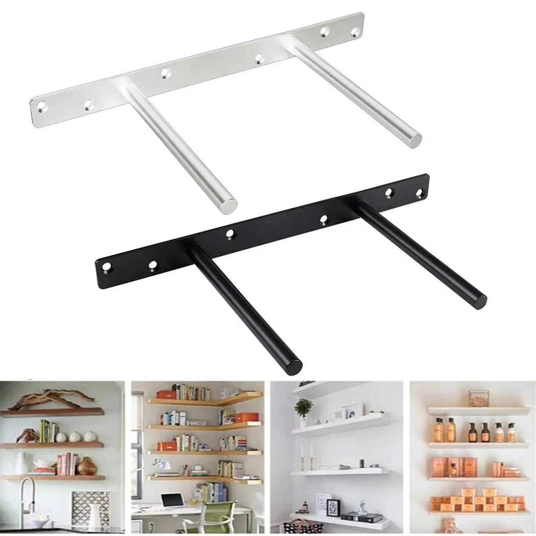 1 * скрытые плавающие кронштейны для подставки полки двойной Т-образный настенный