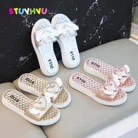 childrens slippers summer new girls slippers soft bottom non slip leather kids shoes cute love princess girls shoes sandals