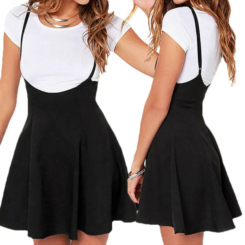 Сексуальные стильные женские юбки трапециевидного силуэта одноцветные с