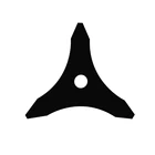 Лезвие для триммера из марганцевой стали, прочный триммер для травы и щеток, 3 сменных зубца, 10 х3 т