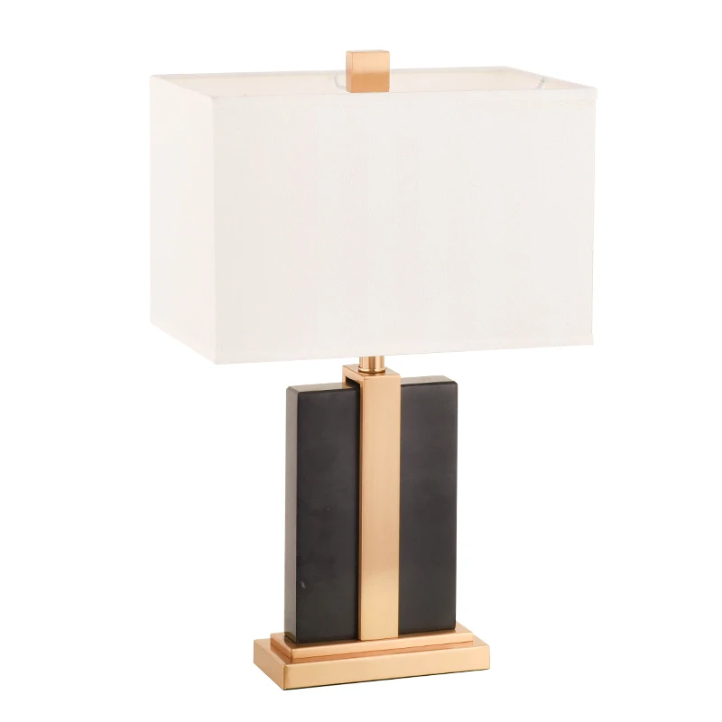 

Marble Luxury Table Lamp Postmodern Nordic Style Table Lamp Bedroom Bedside Study Reading Lampara De Mesa Indoor Lighting EB5TD