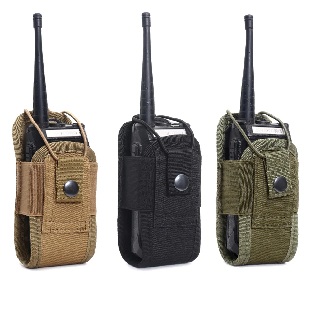 

Tactical Airsoft Molle Waist Bag Portable Military Army Radio Walkie Talkie Pouch Outdoor Hunting Interphone Holster Carry Bags