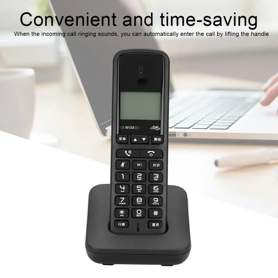 W158 цифровой беспроводной ручной Бесплатный домофон Hands Free телефонный