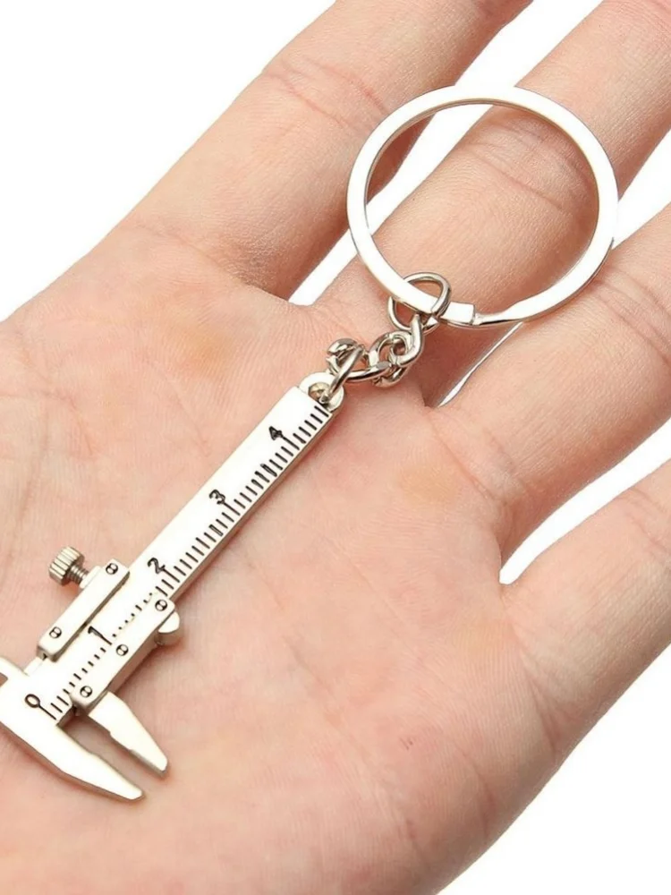 1 шт. новая портативная миниатюрная металлическая линейка штангенциркуль брелок
