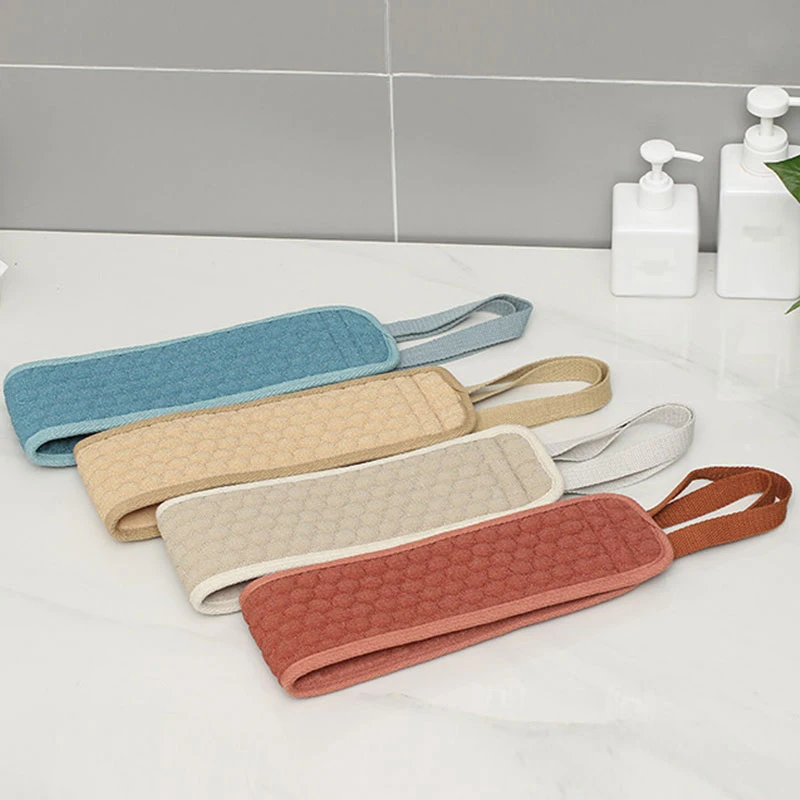 

Scrubber Brush Exfoliating Back Strap Bath Shower Body Sponge Loofah Clean Massage Spa Pllet Convenient Bathroom Supplies