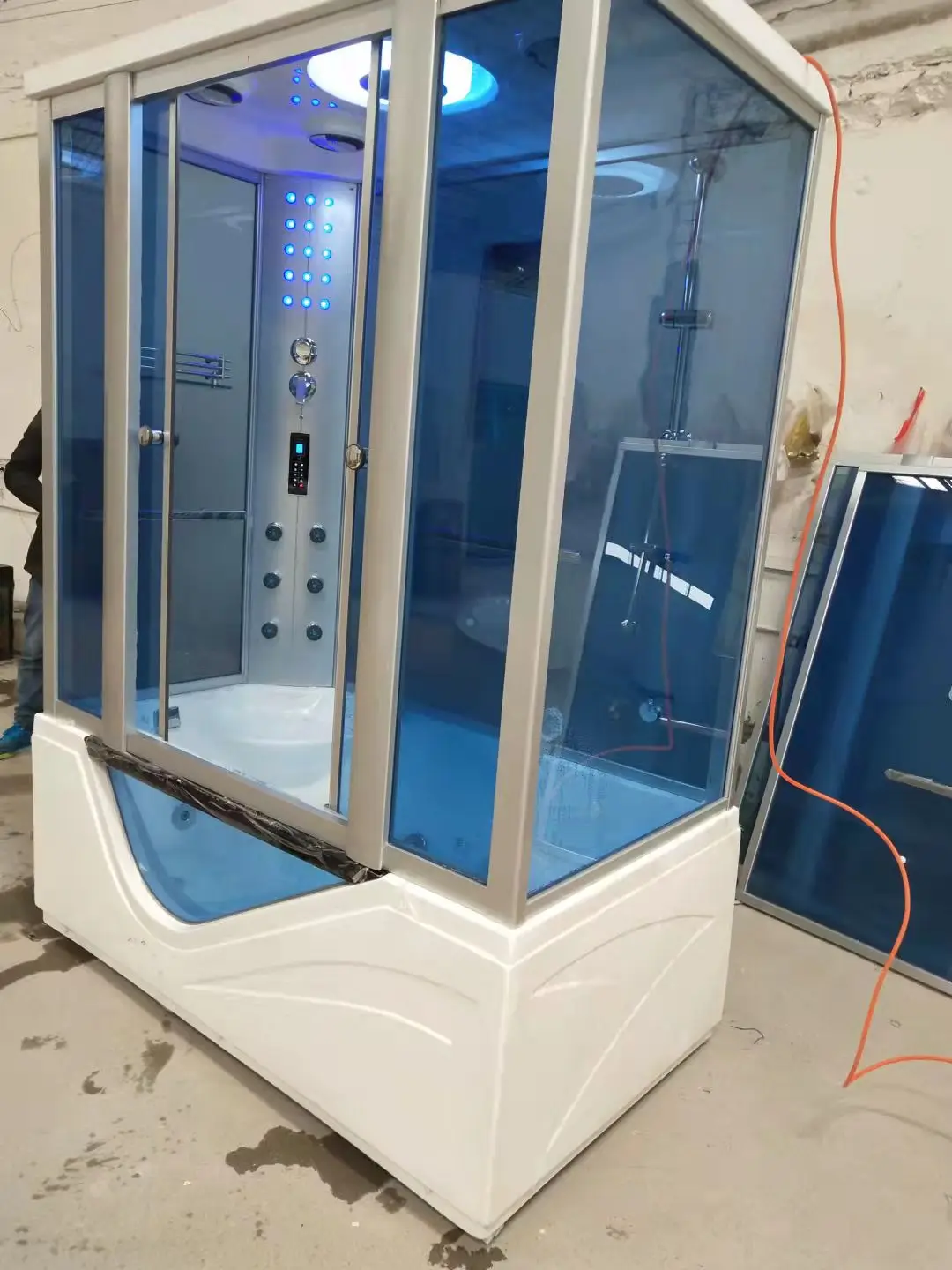 Роскошная Паровая душевая кабина YS550 1600x900x2280 мм многофункциональная влажная