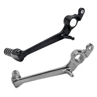 motorcycle chrome black rear brake pedal foot lever for yamaha yzf r6 2003 2005 yzf r6s 2006 2009