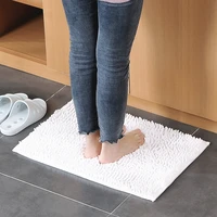 4060cm bathroom carpet chenille long hair non slip floor rug mat door carpet washing basin bathtub absorbent foot ultra soft