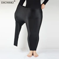 dichski women yoga workout legging casual shiny female fiteness push up fluorescent high elastic running workout stretchy pants