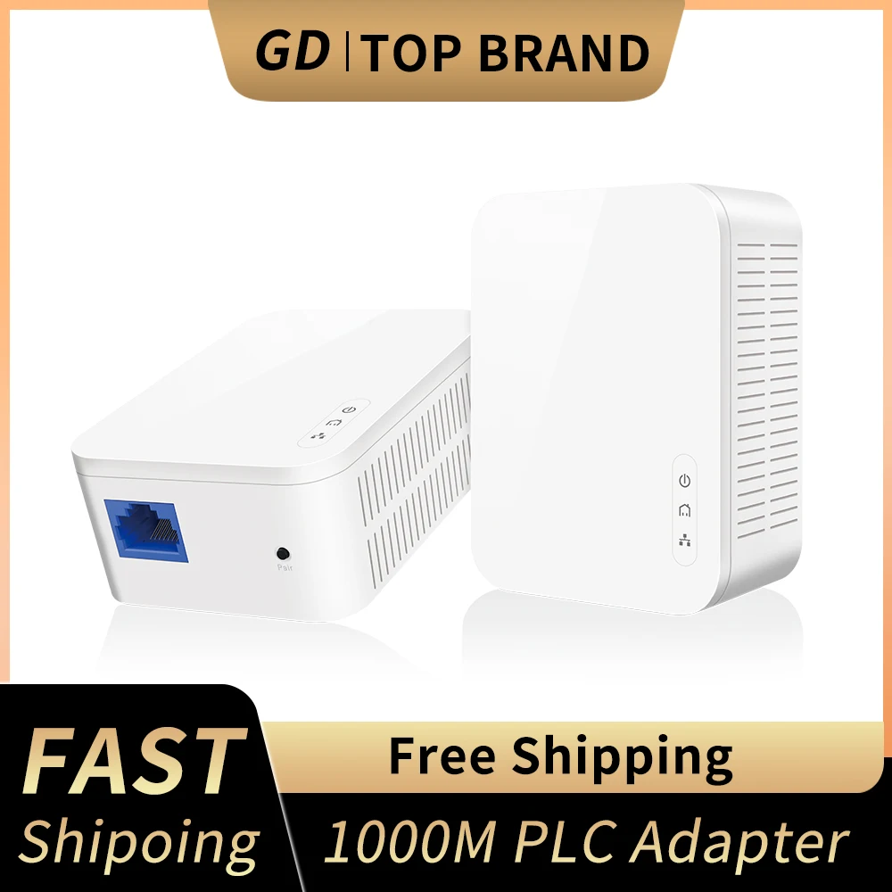 1 пара P3 AV1000 гигабитный адаптер Powerline до 1000 Мбит/с PH3 Ethernet PLC Homeplug для беспроводного
