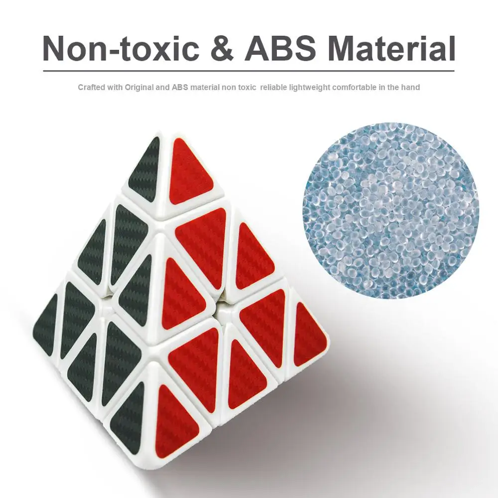 Кубик магический в виде треугольной пирамиды профессиональный скоростной кубик