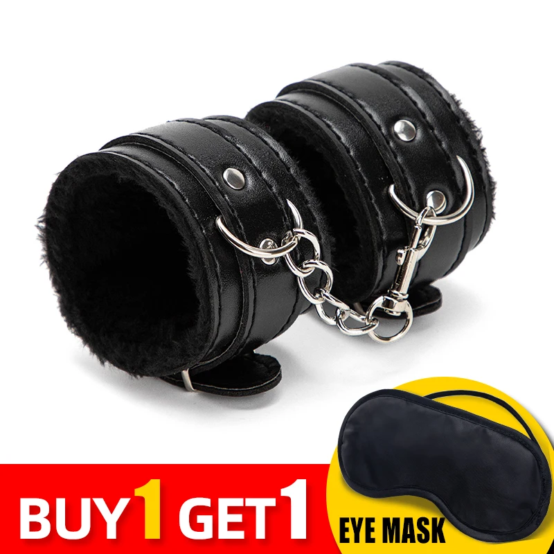 Blackwolf мягкие наручники из искусственной кожи сексуальные бондаж удерживающие